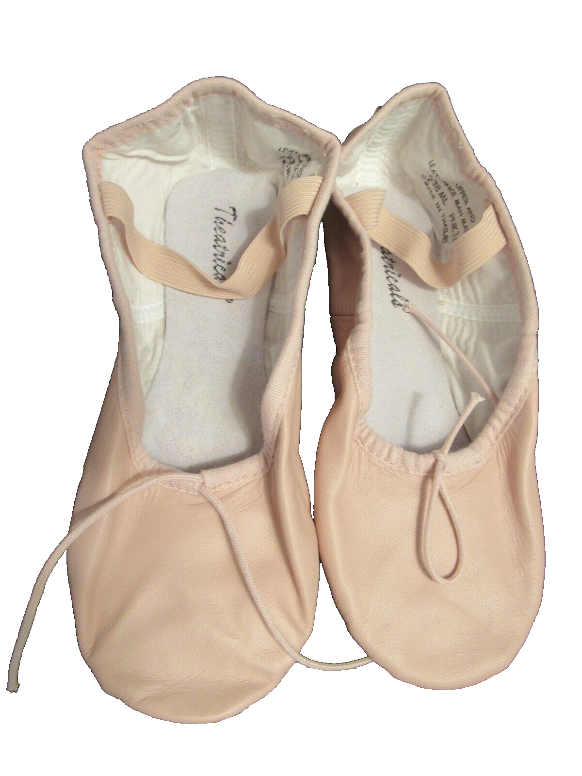 SAOLA Scarpe da ballo teatrali per ragazze rosa suola intera ciabatte da ballo taglia 3 M nuove senza scatola