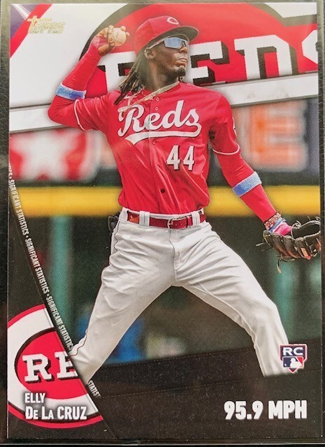 2024 TOPPS SERIES 2 ELLY DE LA CRUZ RC #SS-14 REDS SIGNIFICANT STATISTICS INSERT