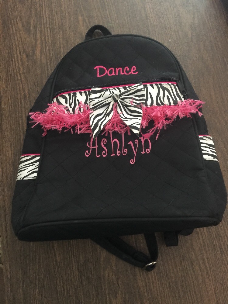 black fringe trim mini backpack Faux Leather It measures 4x9x12. Justice Black Mini Backpack Initial