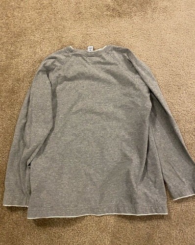 Children's Boys Grey Long sleeve GAP Shirt XL Preowned Winter - Picture 5 of 6
