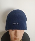 Vintage Bula US Ski Team Wool beanie unisex navy blue made in Canada 