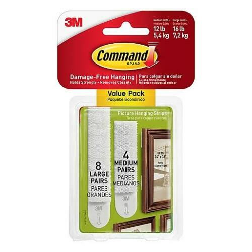 Strisce 3M COMMAND grandi, medie, piccole per appendere foto/poster senza danni - Foto 81 di 83