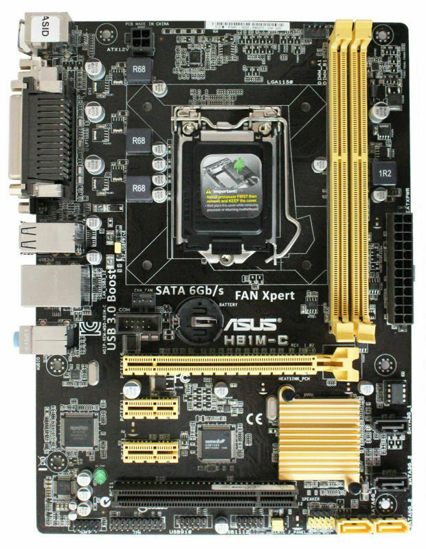 LGA 1150 ASUS H81M-C Motherboard DDR3 USB 3.0 PS/2 for i7/i5 LGA 1150 ASUS H81M-C Motherboard DDR3 USB 3.0 PS/2 for i7/i5