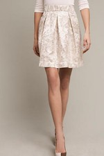 NWT Anthropologie Rust Garden Skirt, by Maeve - Gold, size M