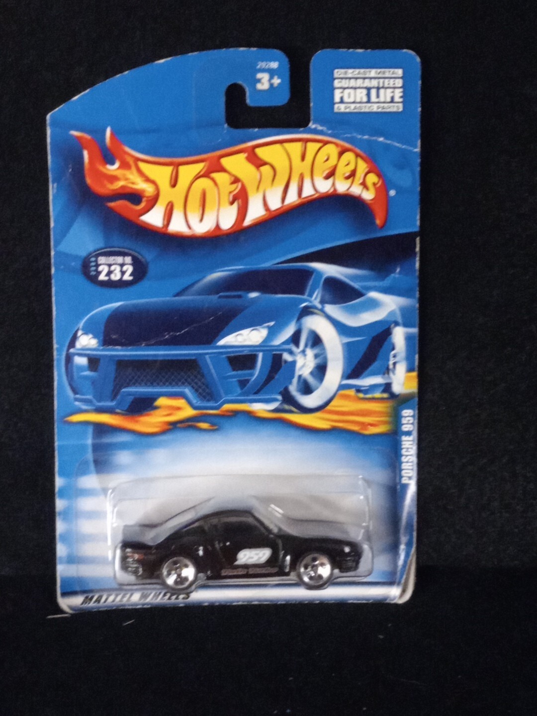 Vintage Hot Wheels 2000 - Porsche 959 - Black - Coll. # 232