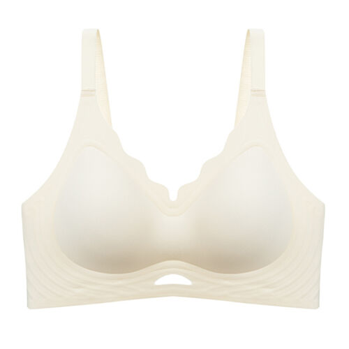 Plus Size Seamless Lift Bra For Women Fixed Cup Soft Support Reduces Bust - Picture 34 of 36