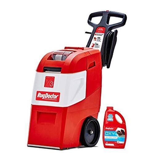Mighty Pro X3 Commercial Carpet Cleaner, Pack Out Red Commercial Pro Pack Out
