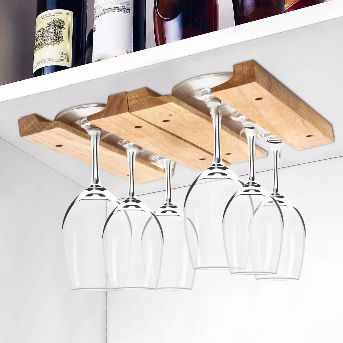 Undermount wine glass rack sales