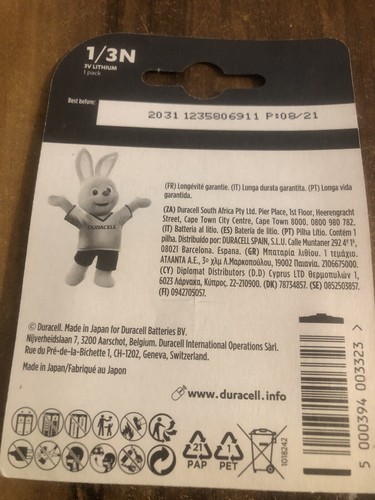 2 x Duracell CR 1/3N 2L76 CR11108 CR1 Lithium Coin Battery 3v Long Expiry👍😎🚚 - Picture 2 of 9