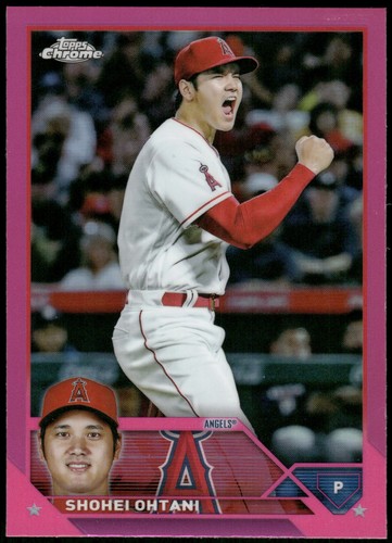 2023 Topps Chrome #17 Shohei Ohtani Pink Refractors