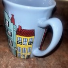 Charleston SC Coffee Cup Blue with 3D Houses In Relief  NEW Colorful Houses — photo 5