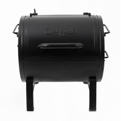 NEW! Char-Griller  Portable Pro  Portable Charcoal Grill and Side Fire Box Black