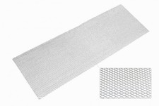 (19,90€/1Stk) TA TECHNIX RACE-GITTER 135X30CM ALU SILBER-ELOXIERT WABE: 6X12MM