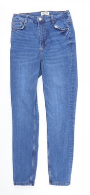 Skinny-Damenjeans UK Größe 24 in Zara Regular Fit