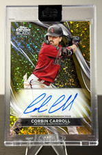 2024 Topps Chrome Corbin Carroll Black Gold Mini Diamond Auto /50 Diamondbacks