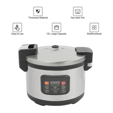 Fully Automatic Pearl Pot Pearl Tapioca Cooker Pearl Maker 12L for Boba Tea 110V