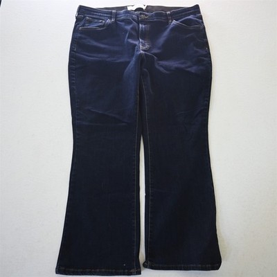 Sonoma 20W Mid Rise Bootcut Rinse Stretch Denim Womens Jeans