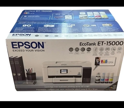 NEW Epson EcoTank ET-15000 Wireless Color All-in-One Supertank Printer