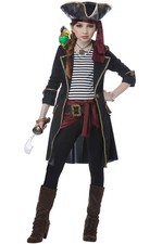 High Seas Captain Pirate Girl Costume