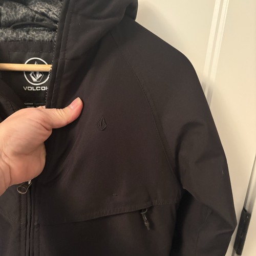 VOLCOM Men’s M Hernan Water Resistant 3000MM Black Jacket Quilted Bomber 1731600 - Picture 3 of 15