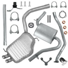 Schalldämpferset Auspuff für Audi A4 B6 1.9 TDI Limousine, Kombi Avant 2000-2004