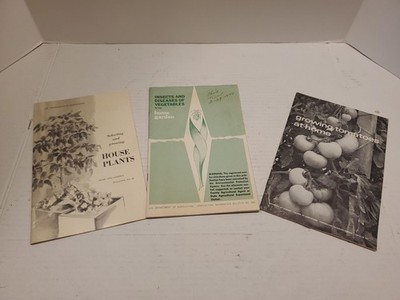 Vintage US Dept Agriculture Book Insects and Diseases of Vegetables Garden Lot