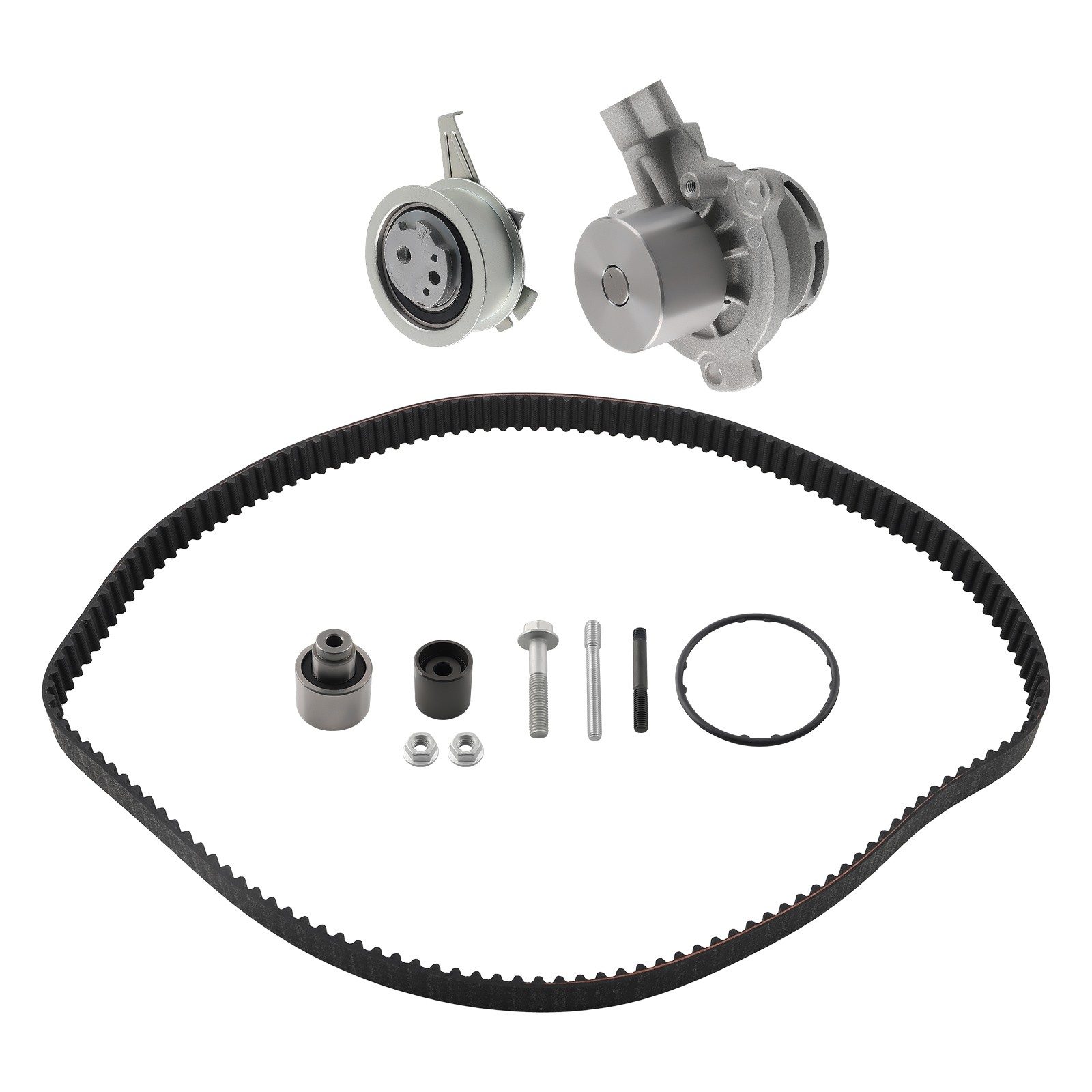 Timing Belt Kit w/ Water Pump For Audi VW GOLF MK6 Mk7 1.6D 2.0D KP15678XS UK