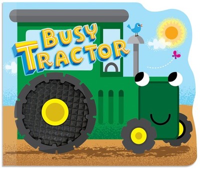 Busy Tractor - Touch and Feel Board Book - Sensory 