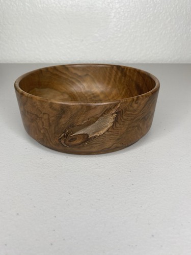 Vintage Walnut Wood Bowl 6.5" Decorative AP 99 Rustic Kitchen Decor - Bild 5 von 8