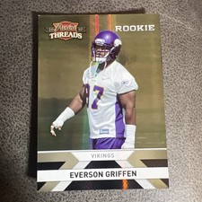 2010 Everton Griffin Panini Threads Gold Century Proof RC /100!!.# 231 Vikings
