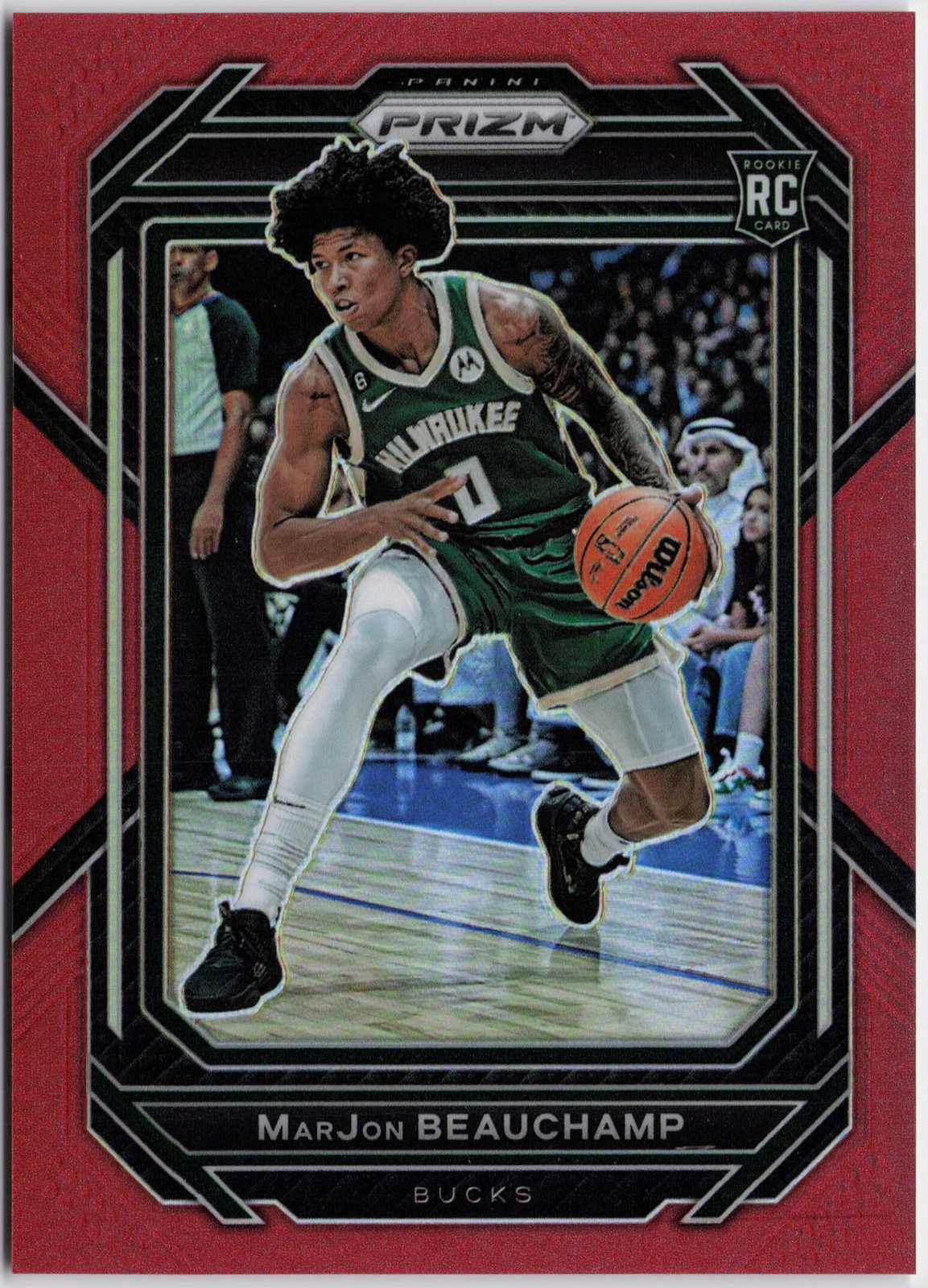 2022-23 Panini Prizm #268 MarJon Beauchamp Prizms Red #/299 RC