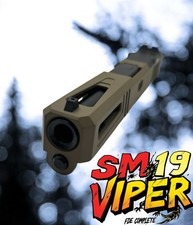 Viper For Glock 19 custom Slide Gen3 NEW Cerakote FDE Complete Slide