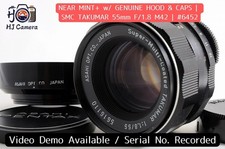  Near Mint Hood Pentax SMC Takumar 55mm f/1.8 Fast MF Lens M42 Screw Japan
