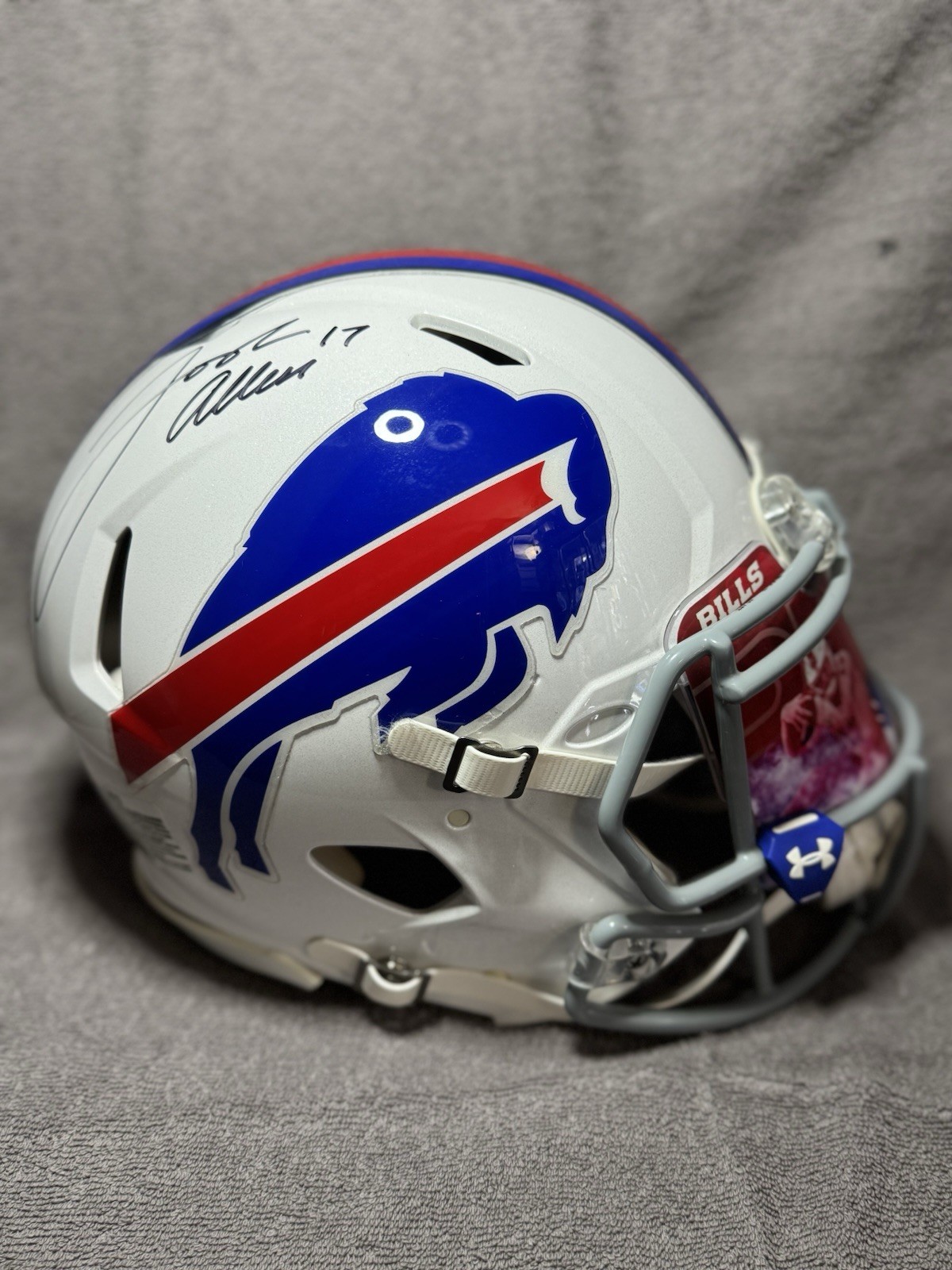 JOSH ALLEN Autographed Signed Buffalo Bills F/S AUTHENTIC HELMET W/ Custom Visor JSA COA 