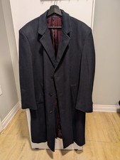 Men's Sz S42 Wool and CASHMERE Dress Overcoat