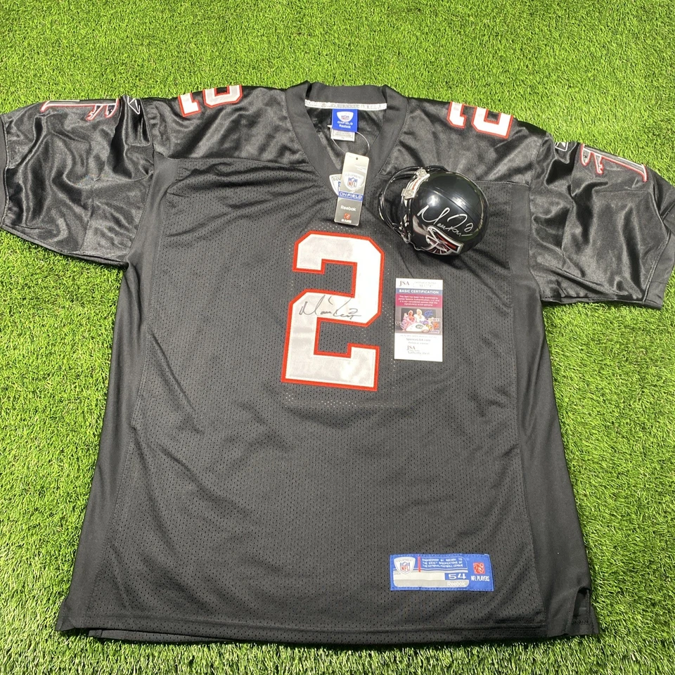 Matt Ryan Atlanta Falcons Reebok Jersey 54 Autografiado + Casco Riddell JSA  Foto 2 de 4