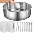 2 Sets Cotton Candy Mesh and Clip Stabilizer Kit White Reusable Cotton Candy .