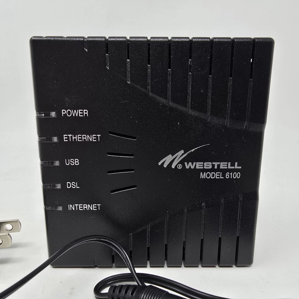 Westell DSL Router Model 6100 Wind River 2006 E90-610015-06 Works - Image 2 of 4