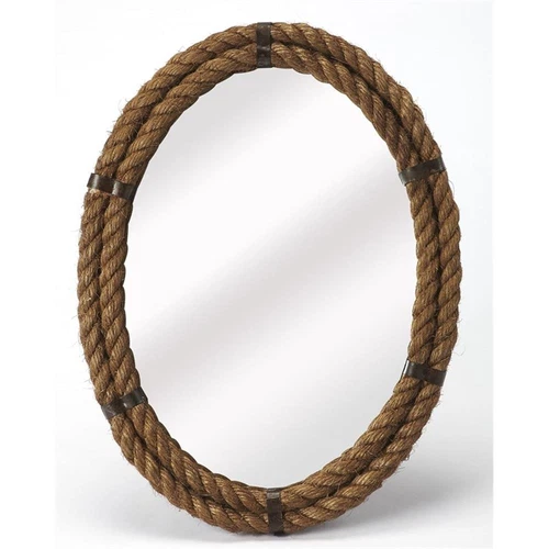 Butler Specialty Company Darby Oval Rope Wall Mirror - Picture 3 of 3