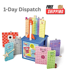 Numberblocks MathLink Cubes Set Kids Learning Counting Blocks Activity Toy