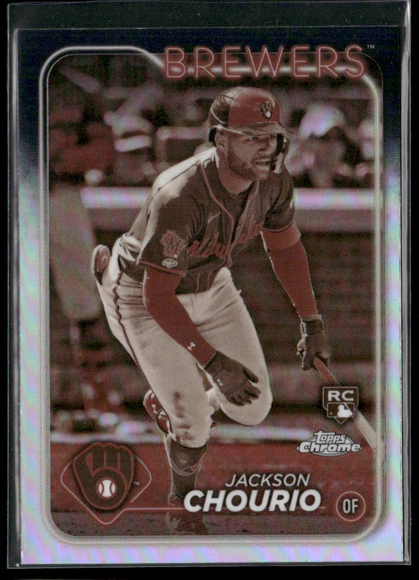 2024 Topps Chrome #161 Jackson Chourio Sepia Refractors