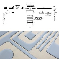 Innenraum Dekor Cockpit FüR VW Passat B6 2005-2010 Aluminium Optik 21Tlg