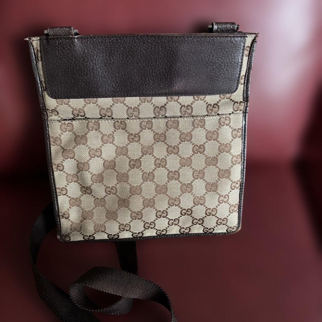 GUCCI Pre-Owned Gg Pattern Canvas Shoulder Bag — image 3