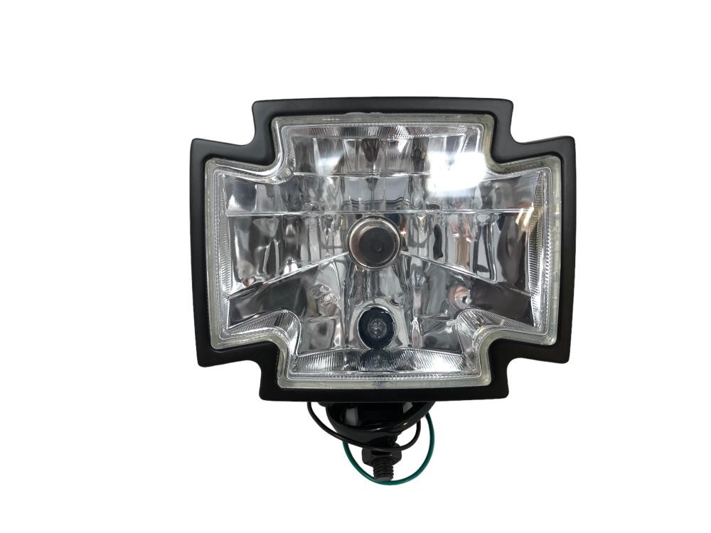 Iron Cross Gothic Headlight Bottom Mount, E-mark Black - Highway Hawk 68-223071