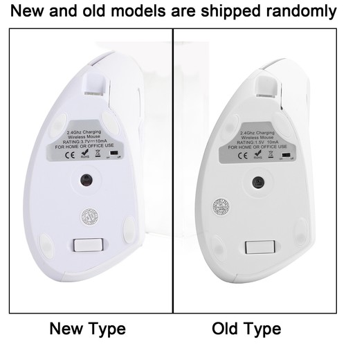 ˜(H1 Vertical White Mouse) Vertical Mouse - USB 2.4G Gaming Mouse - Picture 22 of 24