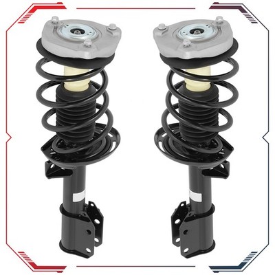 Pair Front Complete Struts Shocks w/Springs For 2013-2015 Mercedes-Benz GLK250