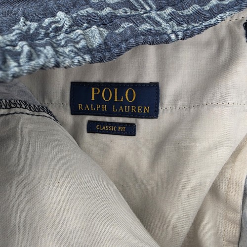 Polo Ralph Lauren Men's Hybrid Shorts Blue Floral Gray Size L 10" Inseam Classic - Picture 4 of 8