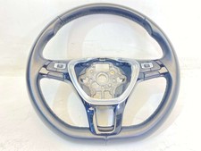 2018 - 2020 Volkswagen Atlas Steering Driver Wheel W Controls Black Leather Oem