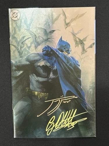 BATMAN 1 GABRIELE DELL’OTTO FOIL VARIANT DOUBLE SIGNED BY JIMENEZ & DELLOTTO