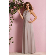 B2 by JASMINE Poly Chiffon Halter Gown Special Occasion Bridesmaid Prom B173057